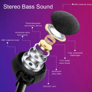 Stereo Earphones Wireless Headset with Mic Glasses Sunglasses for Driving Cycling Sports Noise Reduction Headphones - Image 4