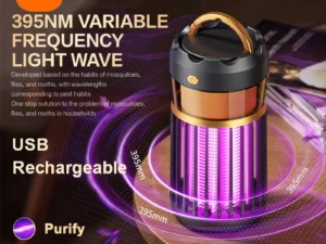 Xiaomi Mijia Electric Shock Mosquito Killer Portable Night Light Usb Rechargeable Home Outdoor Mosquito Lure Camping Light New
