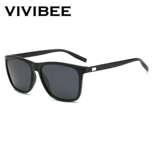 VIVIBEE Luxury Square Polarized Sunglasses Men Driving Blue Mirror Lens Classic Unisex Sun Glasses 2025 Trends Women Shades - Image 3
