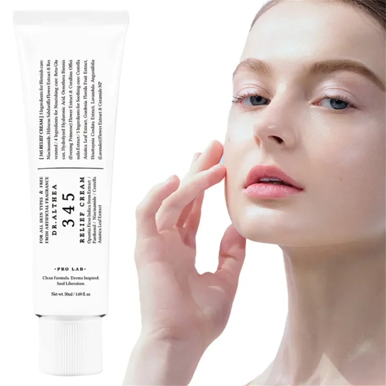 345 Face Moisturizer 50ml, Daily Soothing Cream for Skin Recovery, Brightening, and Calming, Gentle for All Skin Types - Image 4