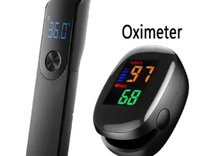 Medical IR Fever Thermometer Digital Ear Thermometer Child Adult Non-contact Body Temperature or Mini Oximeter Blood Oxygen Tool