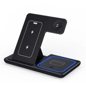 Desktop 3 in 1 Wireless Charger Foldable Fast Phone Charge Station For iPhone 16 15 14 13 12 Apple Watch 10/9/8/7/6 AirPods 3/2 - Image 7