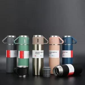 500ML 304 Stainless Steel Vacuum Insulated Bottle Gift Set Coffee Mug Business Style Insulated Water Bottle for Tea Coffee Drink - Image 4