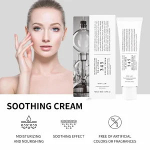 345 Face Moisturizer 50ml, Daily Soothing Cream for Skin Recovery, Brightening, and Calming, Gentle for All Skin Types - Image 6