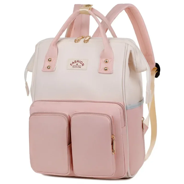 Multifunctional Large-capacity Mommy Bags for Outings Travel Backpack Waterproof Portable Mother and Baby Bag Women's Backpack - Image 3