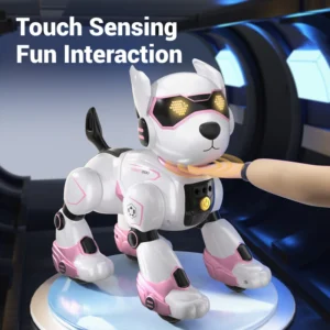 Funny RC Robot Electronic Dog Stunt Dog Voice Command Programmable Touch-sense Music Song Robot Dog for Boy Girls Children Toys - Image 4