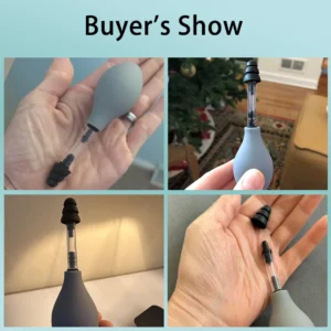 Ear Pressure Tool Portable Ear Pressure Relief Suction Device Wih 3 Sizes Of Earplugs Inner Ear Pressure Relief Tool for Headach - Image 7