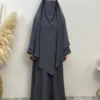 Middle Eastern Muslim women Dubai female Turkish hijab Solid Muslim woman Khimar wrapped Malaysian shawl scarf Moroccan hijab - Image 7