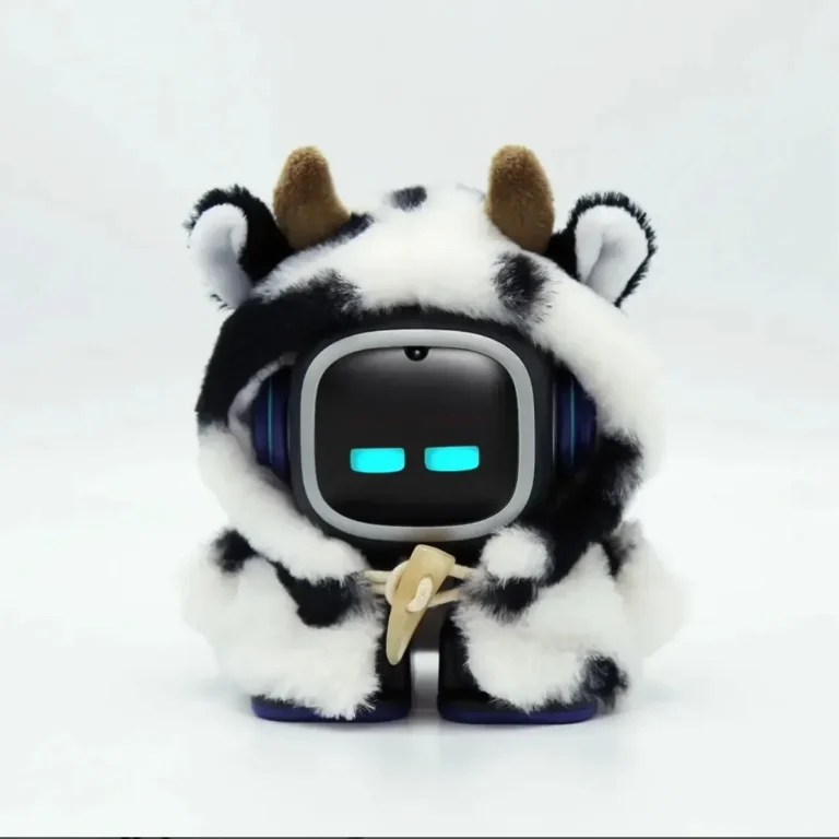 Emo Intelligent Robot Pet Toy Emo Sound Player Ai Puzzle Electronic Action Desktop Decoration Electronic Pet Children's Toy Gift - Image 7