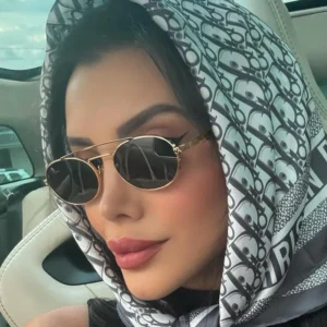 Small Oval Metal Frame Steampunk Sunglasses For Women 2025 Luxury Brand Vintage Double Beam Shades Classic Round Punk Eyewear - Image 7