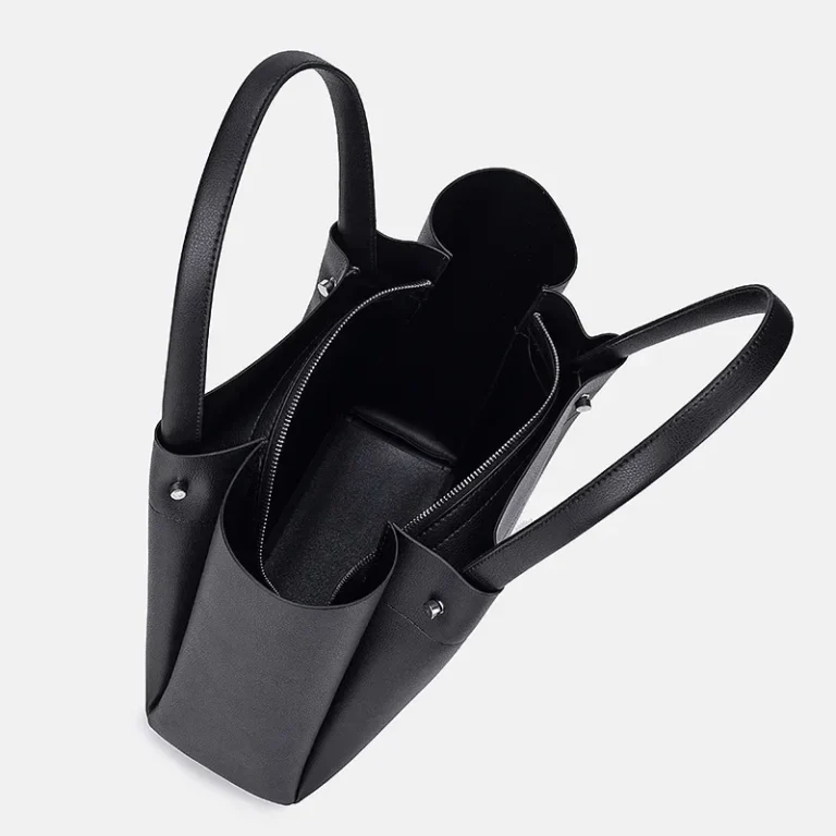 Z Home Women's Tote Bag New College Style Handbag Large Capacity Versatile Single Shoulder Commuter Shopping Bag Soft PU Leather - Image 5