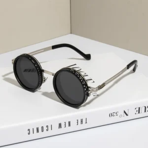 ND2-400 9 Level Adjustable Dimming Polarized Sunglasses Men Women Fishing Punk Round Glasses Driving Eyeglasses ND Filter - Image 5