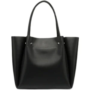 Z Home Women's Tote Bag New College Style Handbag Large Capacity Versatile Single Shoulder Commuter Shopping Bag Soft PU Leather - Image 6