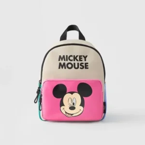 Disney New Mickey Cartoon Fashion Backpack Women's Minnie Canvas School Bag Boys and Girls Fashion Large Capacity Backpack - Image 6