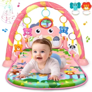 Baby Activity Gym Rack Early Education 0-36 Months Toy Gifts Musical Newborn Piano Keyboard Crawling Blanket Pedal Play Mat