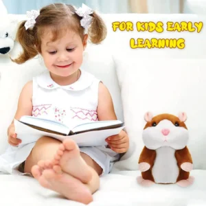 Learn To Imitate Talking Little Hamster Animal Plush Funny Toy Talking Nod Hamster Doll Soothing Crying Baby Toy Kids Gift - Image 3