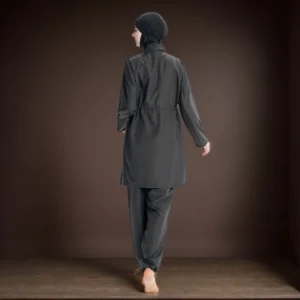 Muslim Women Hijab Swimsuit Hooded Swimwear Islmaic Full Cover Burkini Arab Modest Beachwear Bathing Suit Surf Swim Wear - Image 7