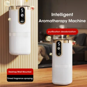 Smart Aromatherapy Machine Mini USB Charging Home Essential Oil Diffuser Adjustable Wall Mounted Bedroom Office Air Purifier - Image 3