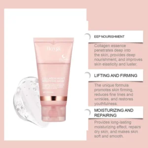 Collagen Peel Off Mask Face Deep Cleansing Moisturizing Shrink Pores Oil-Control Hydrating Facial Mask Beauty Health Skin Care - Image 3