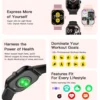 LEMFO LT10 Smart Watch 2024 Android Gift Bluetooth Call Smartwatch 2024 Touch Dial Music Fitness Tracker Sports Watches - Image 5