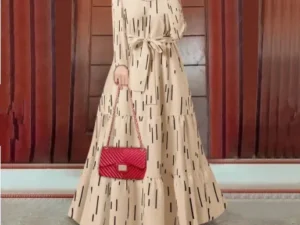 Eid Muslim Abaya for Women Print Dress Jalabiya Lace Up Saudi Arab Long Robe Ramadan Morocco Dubai Abayas Kaftan Islam Vestidos