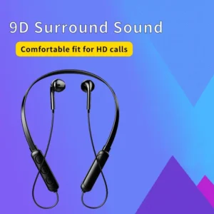 Wireless 9D Bluetooth Headset NeckHanging Stereo Noise Reduction Universal 5.0 Sports Headset Microphone - Image 3