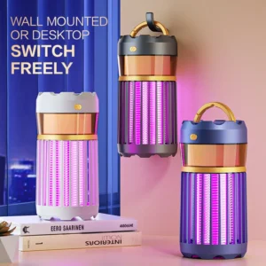 High Effective ElectricMosquito Killer Lamp 3 Modes Household Portable Rechargeable Shock Mosquito for Bedroom Kitchen - Image 7