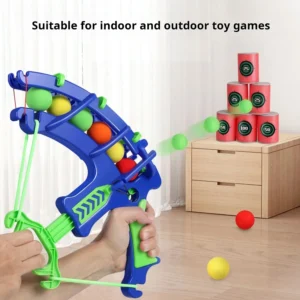 Montessori Throw Sport Slingshot Target Sticky Ball Dartboard Basketball Board Games Educational Children's Outdoor Game Toy - Image 4