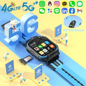 New For Xiaomi Kids 5G Smart Watch SOS GPS Location Sim Card Call Camera Child Smartwatch 1.83 Inch WIFI Waterproof Watch Gift - Image 3