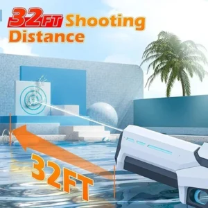 Automatic water absorbing electric water gun, outdoor beach swimming pool entertainment, adult and children's water gun - Image 7