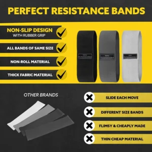 Fabric Resistance Hip Booty Bands Glute Thigh Elastic Workout Bands Squat Circle Stretch Fitness Strips Loops Yoga Gym Equipment - Image 3