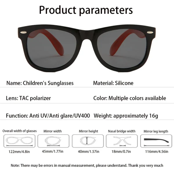 2025 Fashion Brand Children's Color Sunglasses Anti UV Baby Sunshade Anti Blue Light Glasses Girl and Boy Sunglasses UV400 - Image 7