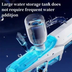 Automatic water absorbing electric water gun, outdoor beach swimming pool entertainment, adult and children's water gun - Image 5