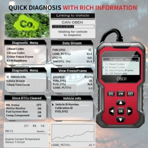 Car Obd2 Scanner Diagnostic Tool Code Reader Engine Fault Code Reader Scanner Can Diagnosis All Obd Ii in 1996 Agreement Car Scanning Tool - Image 6
