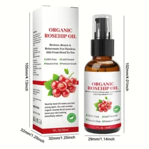 30ml Rosehip Oil Organic Rose Hips Face Oils Fast-Absorbing Skin Care Moisturizer Face Oil Organic Rosehip Seed Oil Essence - Image 7