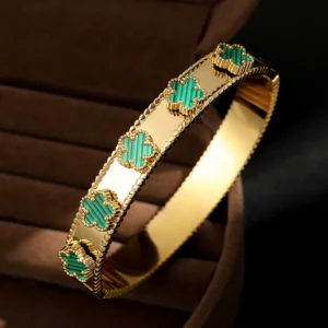 RAKOL Miniamlist 316L 18k Gold Plated Flower Bracelet Plum Blossom Cuban Chain Bracelets For Women Daily Workday Jewelry Gift - Image 4