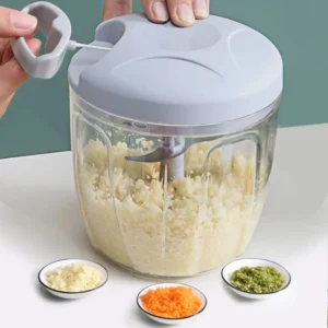 500/900ML Manual Meat Mincer Garlic Chopper Hand Pull Press Crusher Vegetable Grinder Chili Onion Cutter Kitchen Cooking Tools - Image 3