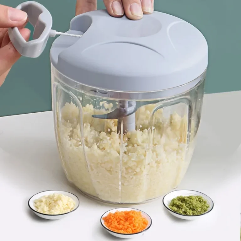 500/900ML Manual Meat Mincer Garlic Chopper Hand Pull Press Crusher Vegetable Grinder Chili Onion Cutter Kitchen Cooking Tools - Image 3
