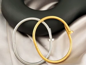 RAKOL Simple 316 Nail Light Luxury Titanium Steel Jewelry Women's High Quality Bracelet Multi Functional Non-fading Hand Jewelry