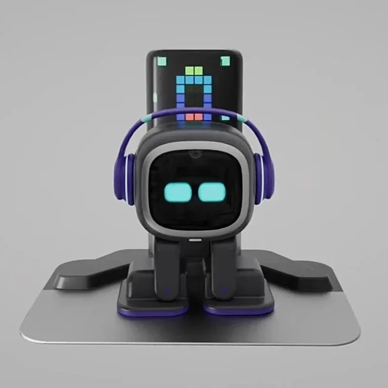 Emo Intelligent Robot Pet Toy Emo Sound Player Ai Puzzle Electronic Action Desktop Decoration Electronic Pet Children's Toy Gift - Image 3