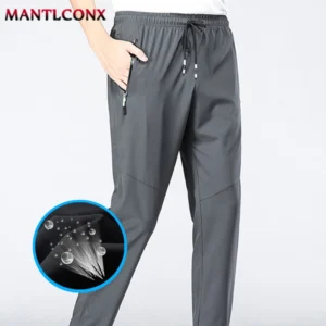 Elastic Waist Jogger Sweatpants Men Casual Classic Sport Men's Pants Quick Dry Straight Trousers Breathable Plus Size 4XL 5XL - Image 4