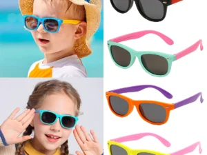 2025 Fashion Brand Children's Color Sunglasses Anti UV Baby Sunshade Anti Blue Light Glasses Girl and Boy Sunglasses UV400