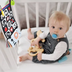 Baby Cloth Book with Distorting Mirror Soft Cartoon Parent-child Interactive Early Educational Montessori Toy for Children - Image 6