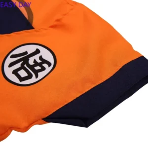 Kids Anime Son Goku Cosplay Costumes Krillin Training Clothes Superhero Outfits with Super Saiyan Wig Comic Con Party Costume - Image 7