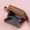Four Seasons Women's Short Wallet Zipper Tower Buckle Zero Wallet Girl Student Handheld Bag Solid Color Simple Versatile Fashion - Image 6