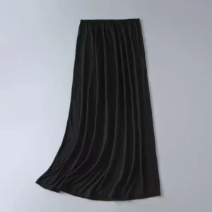 193D Elastic Waist Half Slips for Women Long Slip Under Dresses Invisible Underskirt - Image 3