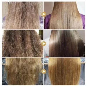 Keratin Hair Mask Magical 5 Second Repair Damage Frizzy Soft Smooth Shiny Hair Deep Moisturize Hair Treat Repair Hair Care Mask - Image 3
