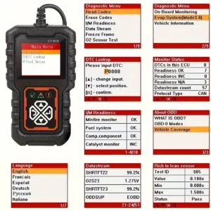 Car OBD2 Scanner Diagnostic Tool Code Reader, Car Voltage Tester Engine Fault Code Scanner, Charging Tester Diagnostic cy3001B - Image 6