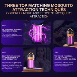 Xiaomi Mijia Electric Shock Mosquito Killer Portable Night Light Usb Rechargeable Home Outdoor Mosquito Lure Camping Light New - Image 6
