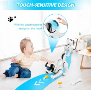 Remote Control Robot Dog - Interactive Dancing, Music & Touch-Sensitive Electronic Pet for Kids | Rechargeable & Safe Gift - Image 6